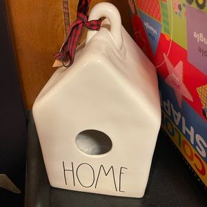 Rae Dunn HOME birdhouse